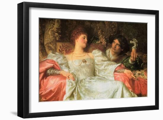 An Offering-Frank Bernard Dicksee-Framed Art Print