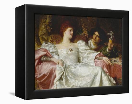 An Offering-Frank Bernard Dicksee-Framed Premier Image Canvas