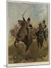 An Officer and a Trumpeter of the 20th Hussars, Review Order-John Charlton-Mounted Giclee Print