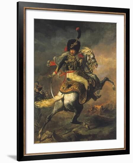 An Officer of the Imperial Guard-Theodore Gericault-Framed Premium Giclee Print