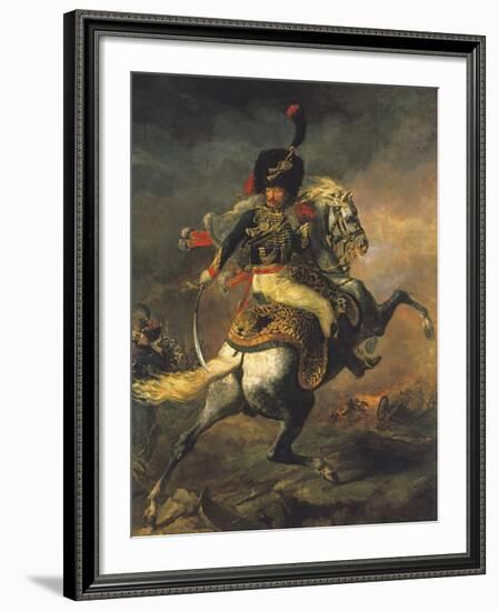 An Officer of the Imperial Guard-Theodore Gericault-Framed Premium Giclee Print