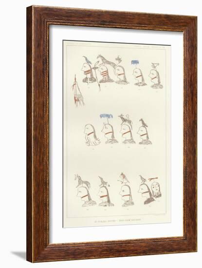 An Ogalala Roster --null-Framed Giclee Print