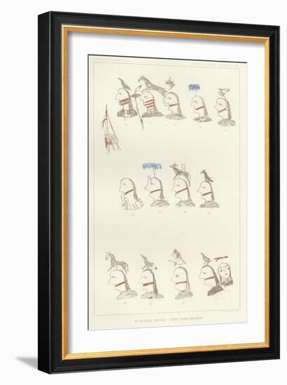 An Ogalala Roster --null-Framed Giclee Print