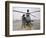 An Oh-58D Kiowa Warrior Pilot Stands Beside His Aircraft-null-Framed Photographic Print