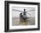 An Oh-58D Kiowa Warrior Pilot Stands Beside His Aircraft-null-Framed Photographic Print