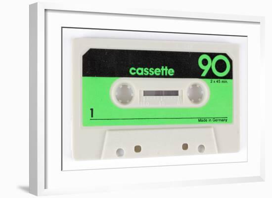 An Old Audio Cassette-dubassy-Framed Art Print