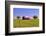 An Old Barn Painted with a Texas Flag near Waco Texas-Hundley Photography-Framed Photographic Print