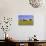 An Old Barn Painted with a Texas Flag near Waco Texas-Hundley Photography-Photographic Print displayed on a wall