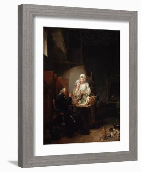 An Old Curate, Late 1780S-Louis Leopold Boilly-Framed Giclee Print