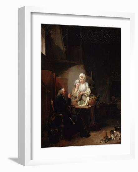 An Old Curate, Late 1780S-Louis Leopold Boilly-Framed Giclee Print