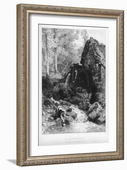 An Old English Mill, 19th Century-Birket Foster-Framed Giclee Print