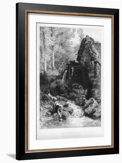 An Old English Mill, 19th Century-Birket Foster-Framed Giclee Print