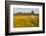 An Old Farm Building in a Field Next to the Mars Hill Wind Farm in Mars Hill, Maine-Jerry and Marcy Monkman-Framed Photographic Print