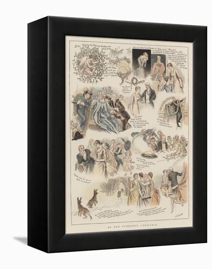 An Old Fashioned Christmas-Arthur Hughes-Framed Premier Image Canvas