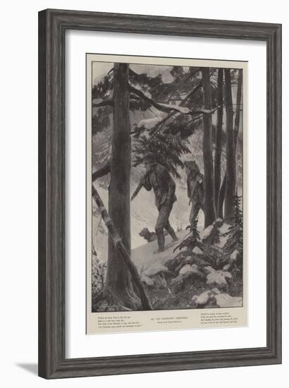 An Old Fashioned Christmas-Richard Caton Woodville II-Framed Giclee Print