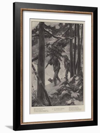 An Old Fashioned Christmas-Richard Caton Woodville II-Framed Giclee Print