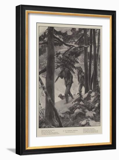 An Old Fashioned Christmas-Richard Caton Woodville II-Framed Giclee Print