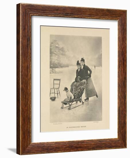 An Old-fashioned Winter-H. Stevens-Framed Giclee Print