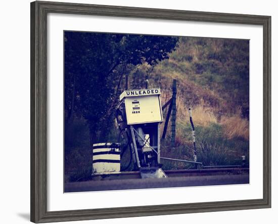 An Old Gas Pump-graphicphoto-Framed Photographic Print