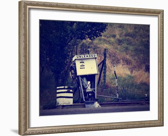 An Old Gas Pump-graphicphoto-Framed Photographic Print