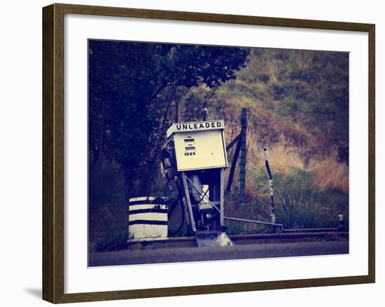 An Old Gas Pump-graphicphoto-Framed Photographic Print