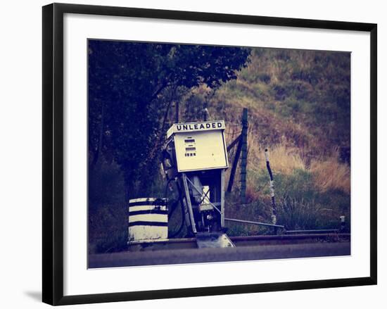 An Old Gas Pump-graphicphoto-Framed Photographic Print