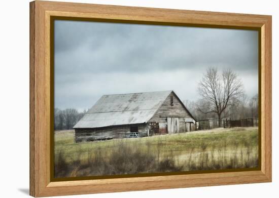 An Old Gray Barn-Jai Johnson-Framed Premier Image Canvas