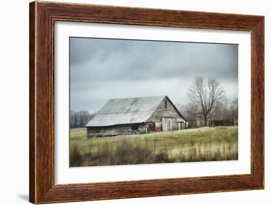 An Old Gray Barn-Jai Johnson-Framed Premium Giclee Print