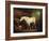 An Old Grey Mare at a Manger-George Morland-Framed Giclee Print