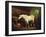 An Old Grey Mare at a Manger-George Morland-Framed Giclee Print