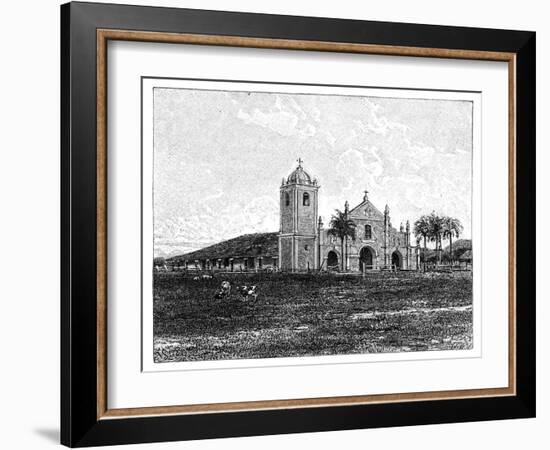 An Old Jesuit Church, Pirayu, Paraguay, 1895-null-Framed Giclee Print