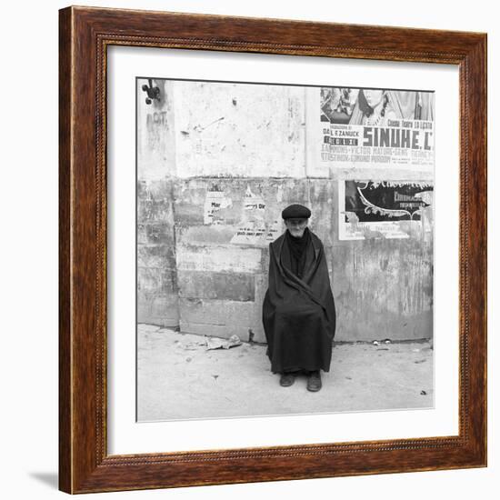 An Old Man from Sicily-Mario de Biasi-Framed Giclee Print