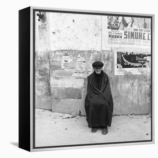 An Old Man from Sicily-Mario de Biasi-Framed Premier Image Canvas