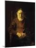 An Old Man in Red-Rembrandt van Rijn-Mounted Giclee Print