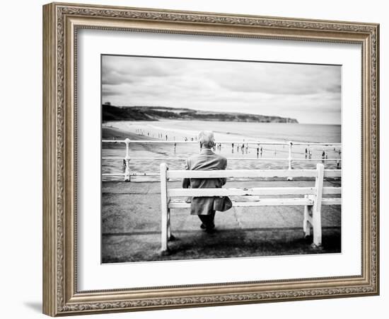 An Old Man & the Sea-Rory Garforth-Framed Photographic Print
