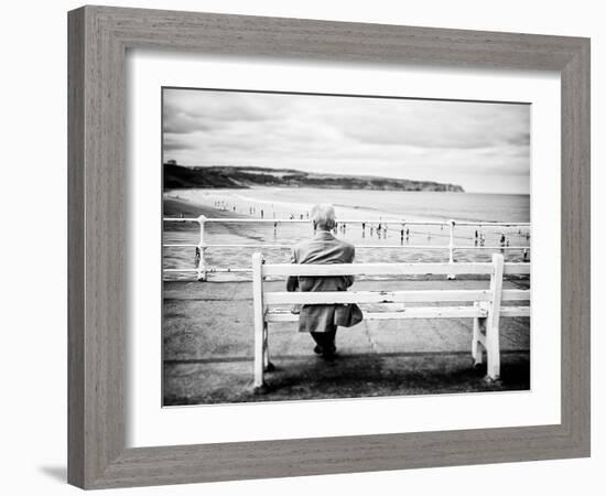 An Old Man & the Sea-Rory Garforth-Framed Photographic Print