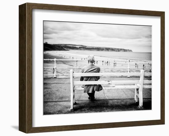 An Old Man & the Sea-Rory Garforth-Framed Photographic Print