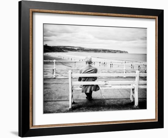 An Old Man & the Sea-Rory Garforth-Framed Photographic Print