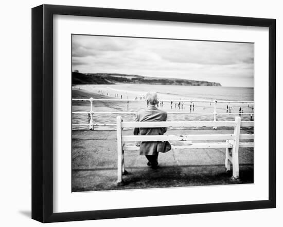 An Old Man & the Sea-Rory Garforth-Framed Photographic Print