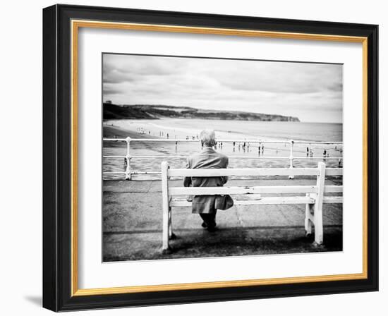 An Old Man & the Sea-Rory Garforth-Framed Photographic Print