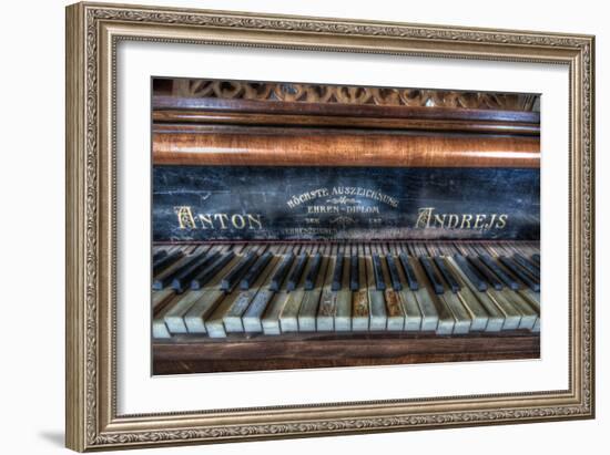 An Old Piano-Nathan Wright-Framed Photographic Print