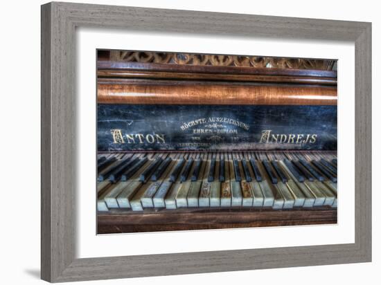 An Old Piano-Nathan Wright-Framed Photographic Print