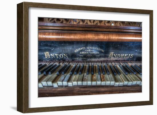 An Old Piano-Nathan Wright-Framed Photographic Print