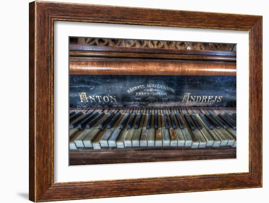 An Old Piano-Nathan Wright-Framed Photographic Print