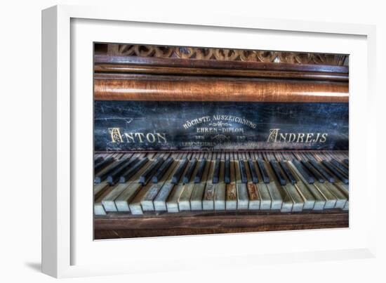 An Old Piano-Nathan Wright-Framed Photographic Print