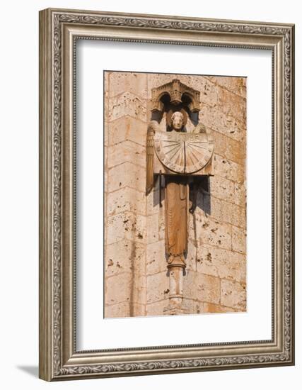 An Old Sundial on Chartres Cathedral-Julian Elliott-Framed Photographic Print