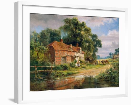 An Old Surrey Farm-Robert Gallon-Framed Giclee Print