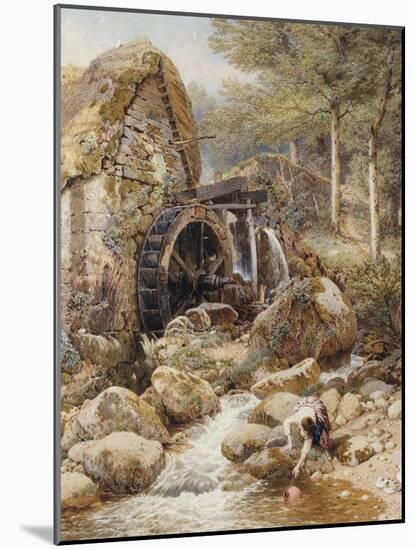 An Old Water Mill-Myles Birket Foster-Mounted Giclee Print