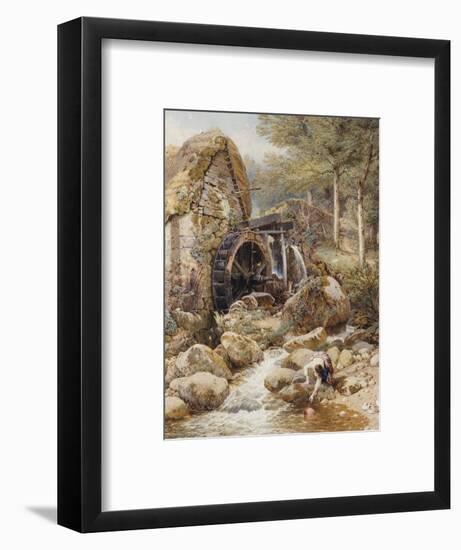 An Old Water Mill-Myles Birket Foster-Framed Premium Giclee Print