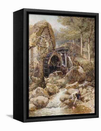 An Old Water Mill-Myles Birket Foster-Framed Premier Image Canvas